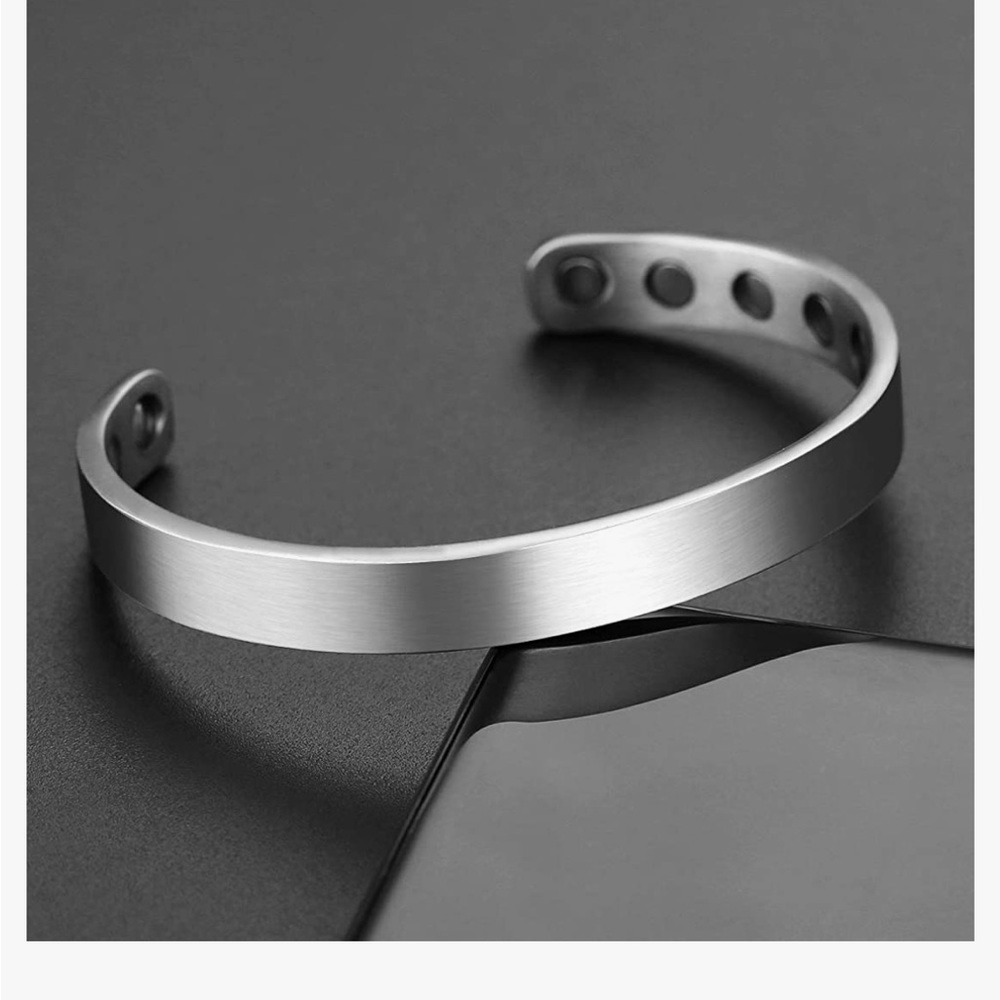 Brand New! JOVIVI: Titanium Metal Matte Finish Cuff Bracelet!